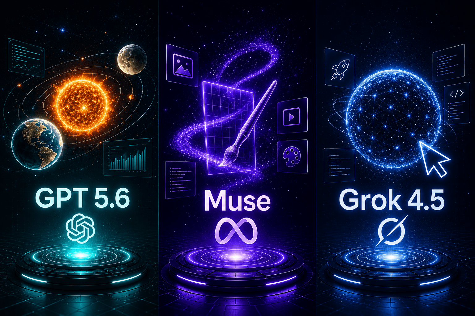 3 New Frontier AI Models: OpenAI, Meta and xAI make breakthroughs
